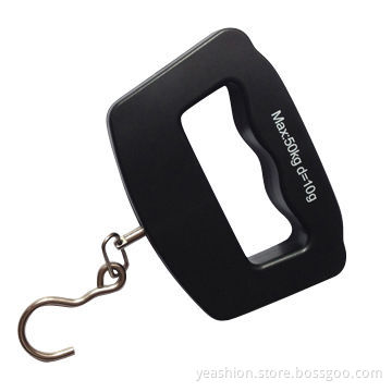 50kg/10g Digital Travel Luggage Scale with Tape, LCD Display, Backlight and Low-battery Indication